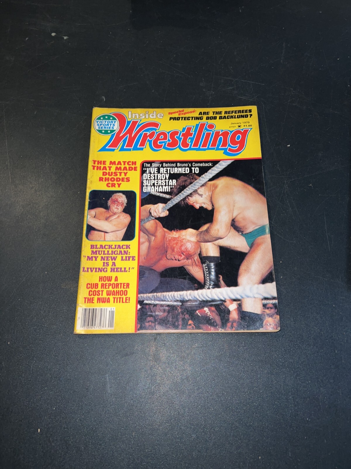 Inside Wrestling Magazine January 1979 Dusty Rhodes Cover NWA WWF WCCW Mid South