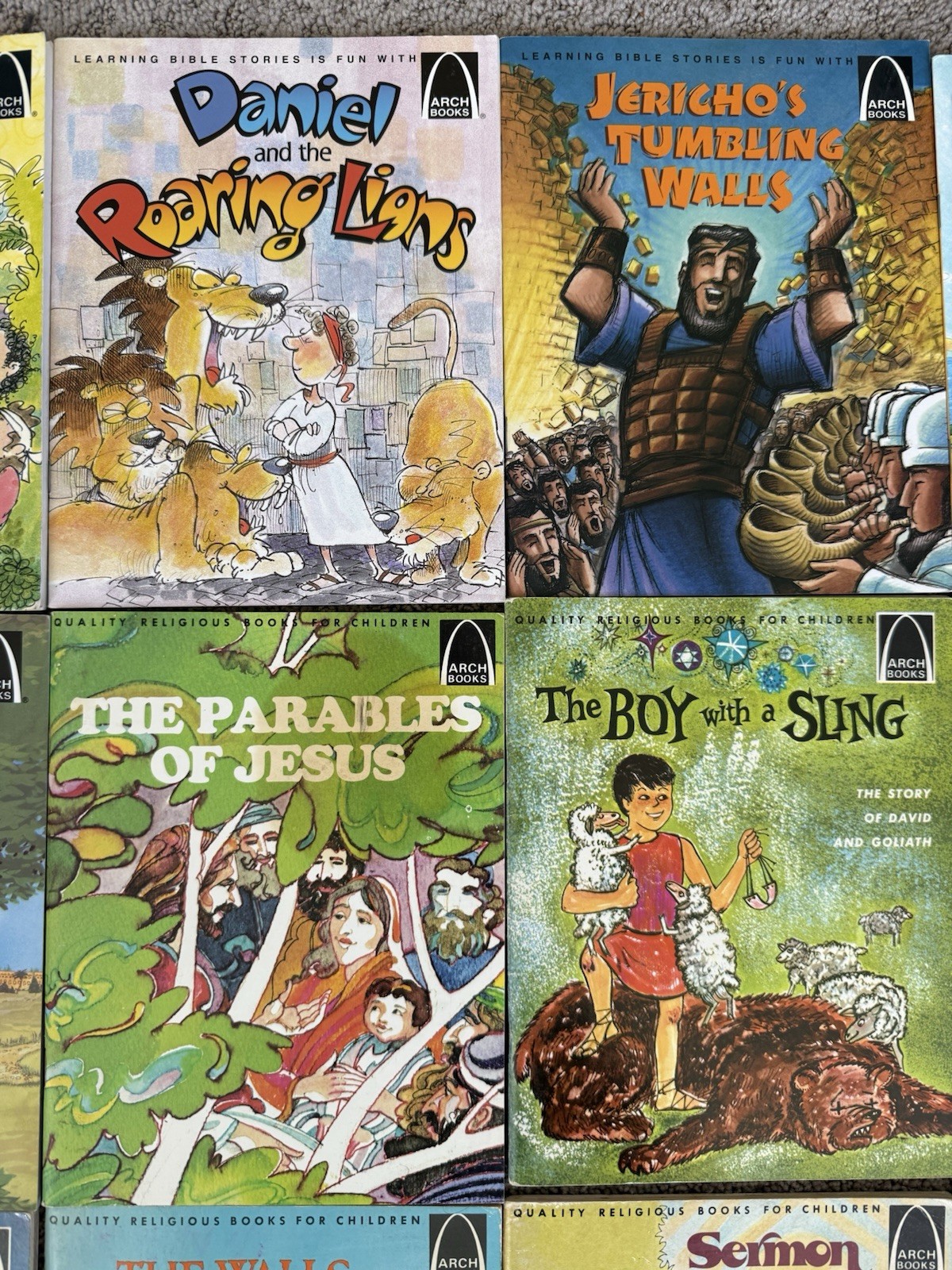 HUGE set of 19 Arch Books series Bible storybooks