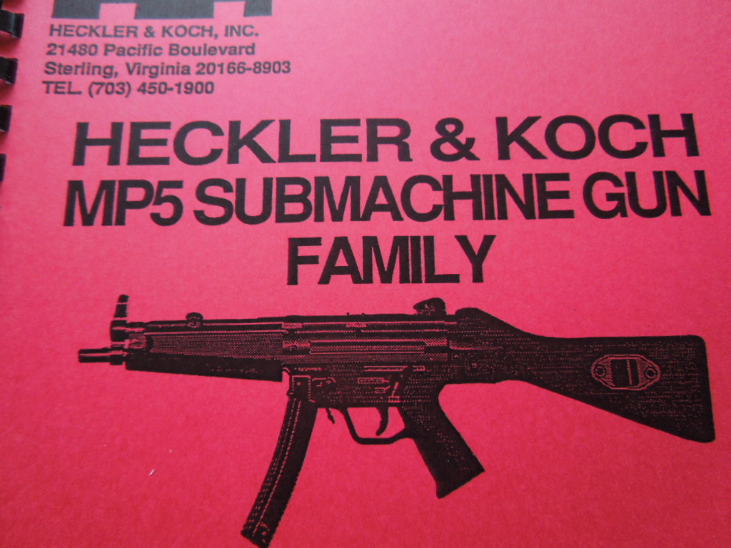German H&K MP5 Family Book 115 Pages NEW 1993
