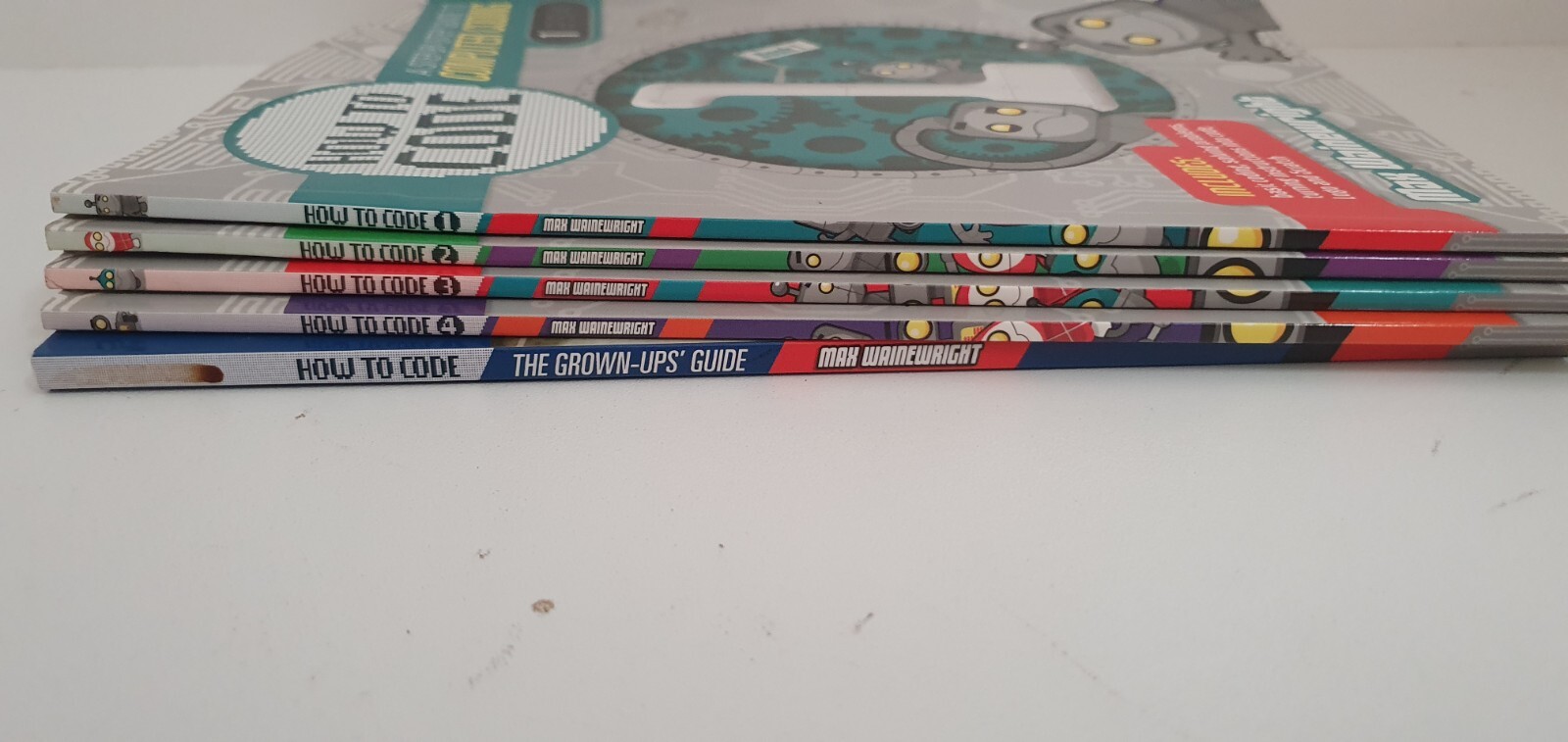 How to Code The Grown Ups Guide + Books 1 – 4 Complete Set Max Wainewright