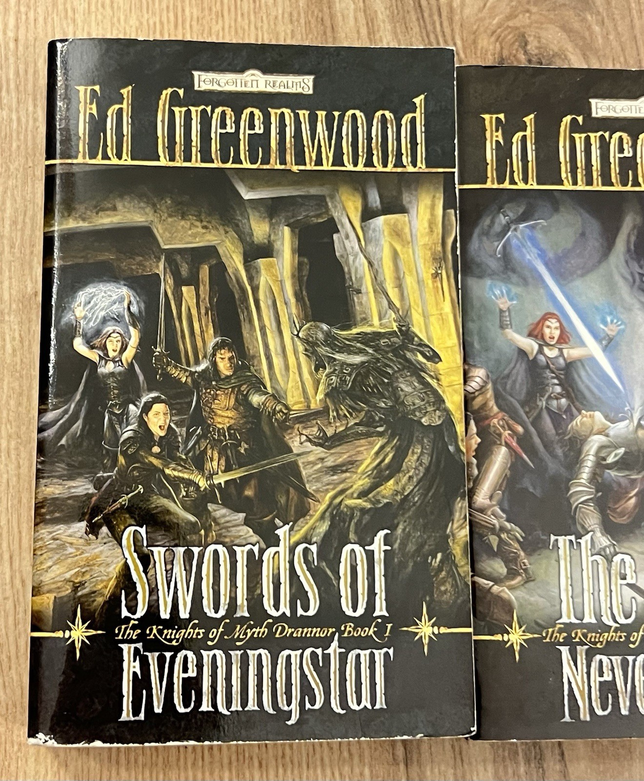 Forgotten Realms The Knights of Myth Drannor Tsr Trilogy Book Set 1st Edition