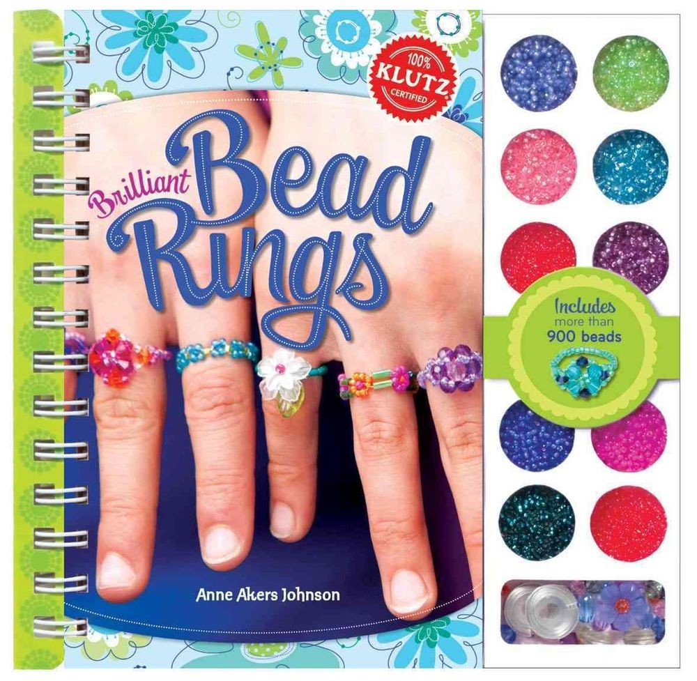 Brilliant Bead Rings [With Beads] by Anne Akers Johnson (English) Spiral Book