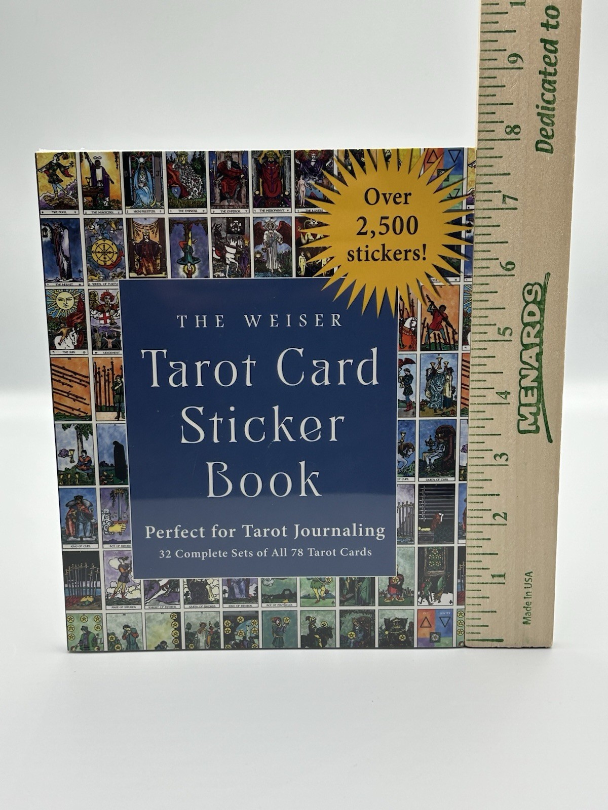 The Weiser Tarot Card Sticker Book Includes Over 2,500 Stickers 32 Complete Sets