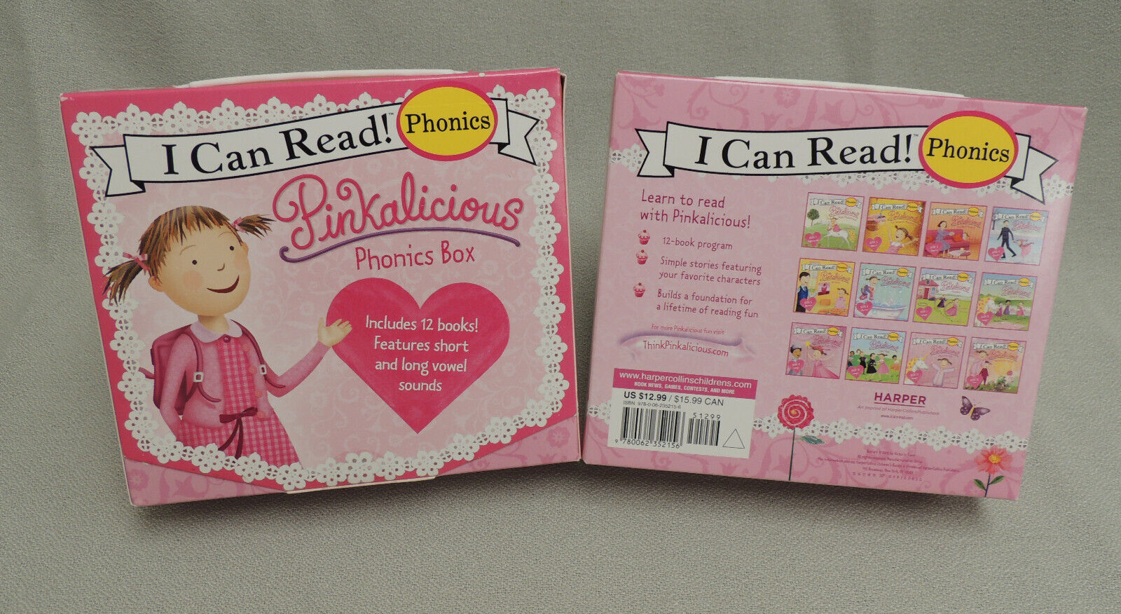 Pinkalicious Phonics Box Set (I Can Read Phonics) – 12 Paperbacks NEW BOX SET