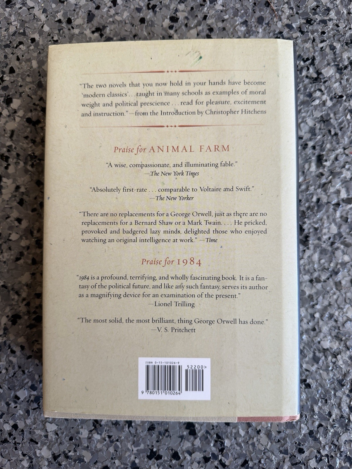 1984 & Animal Farm 2-in-1 by George Orwell Hardcover Book