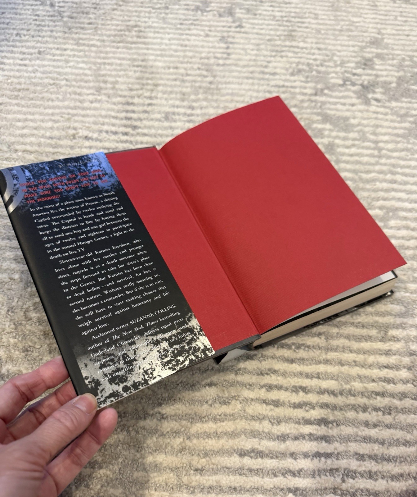 Hunger Games Suzanne Collins, Hardcover Book