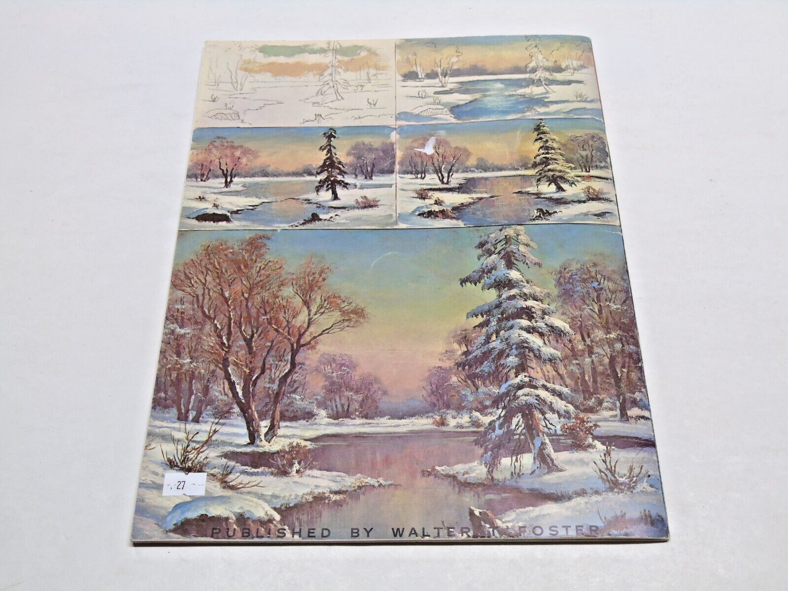 Lot of 4 Vintage WALTER T FOSTER Publication Figures, Portraits, Landscapes…