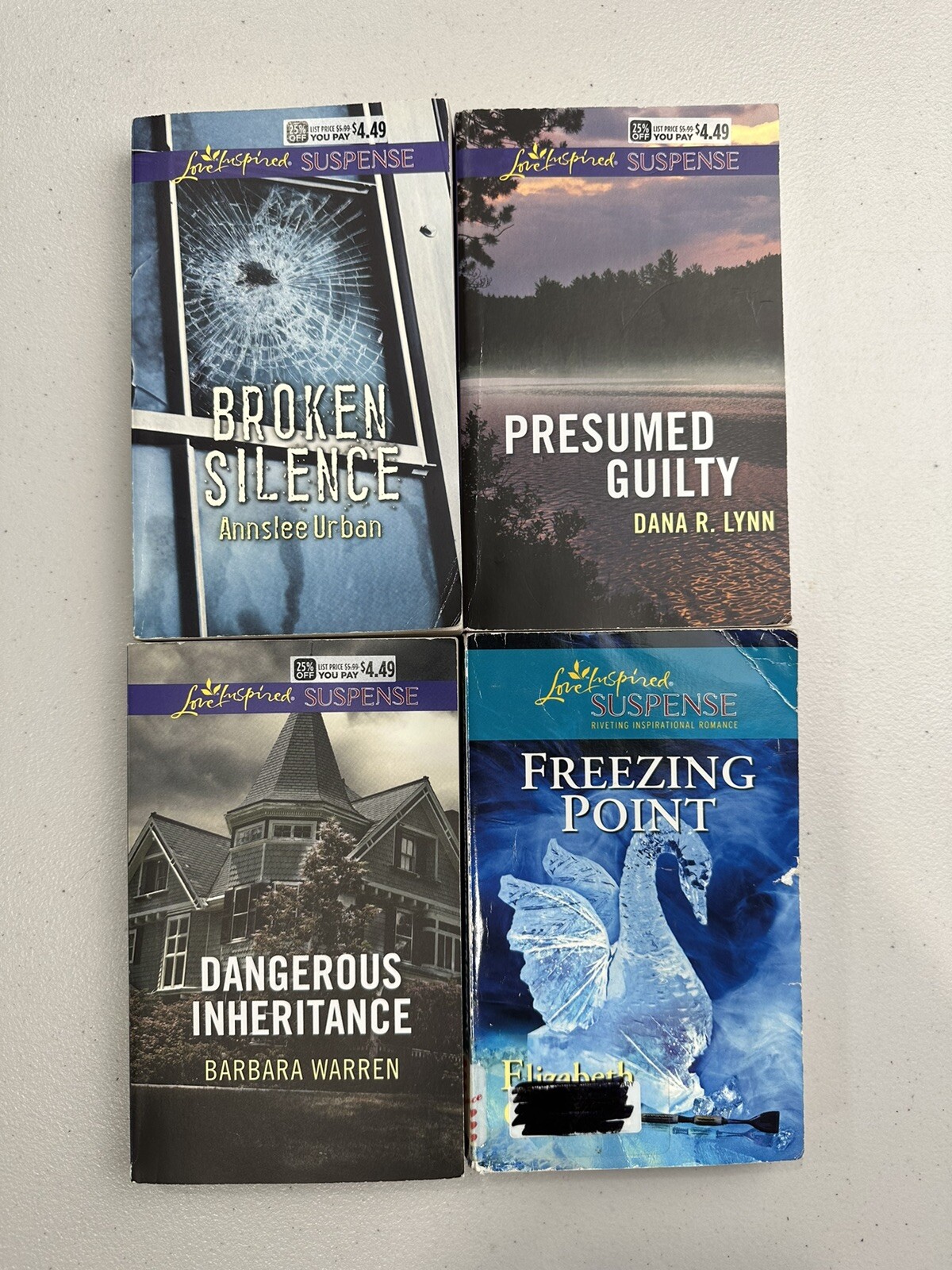 Love Inspired Suspense book lot of 25 paperback Miscellaneous Authors Some New