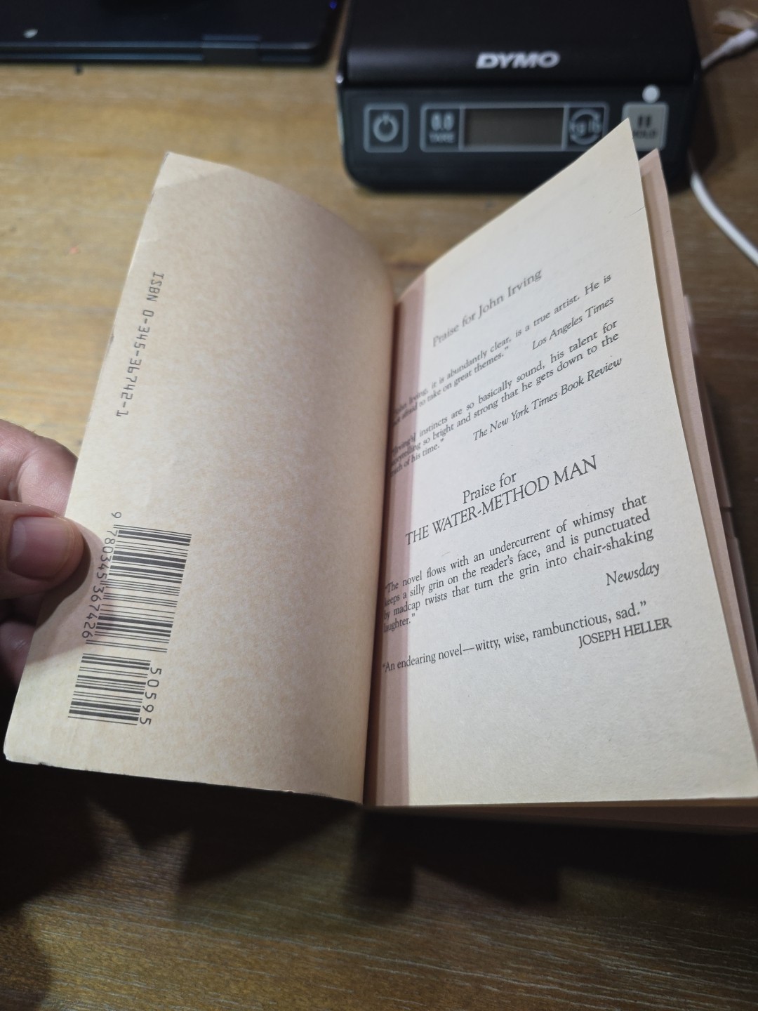 Water-Method Man, John Irving, 1990, Mass Market