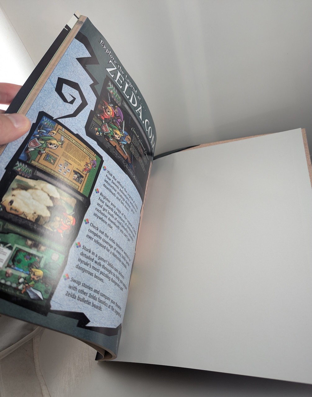 Nintendo Power Gamecube – Legend of Zelda Four Swords Adventures Guide w/ Poster