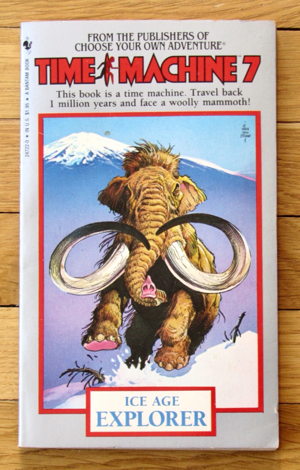 Time Machine 7 ICE AGE EXPLORER Dougal Dixon 1985 Bantam Books 1st PB CYOA VGC