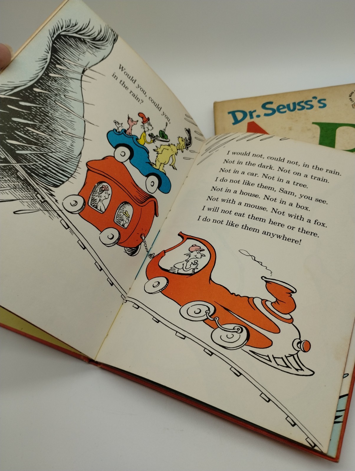 Lot Of 2 Vintage 1960 Dr. Suess Green Eggs & Ham 1963 ABC’s Hardcover Books