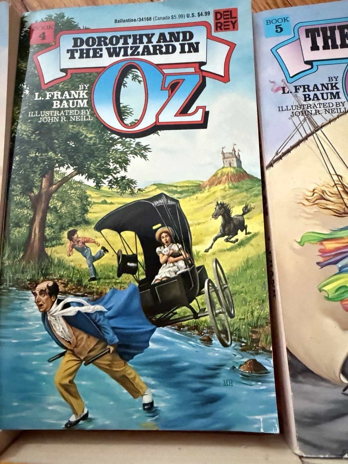 14 Del Rey Lot Wizard of Oz Books Set 1-14 L.Frank Baum Plus Return To Oz Novel