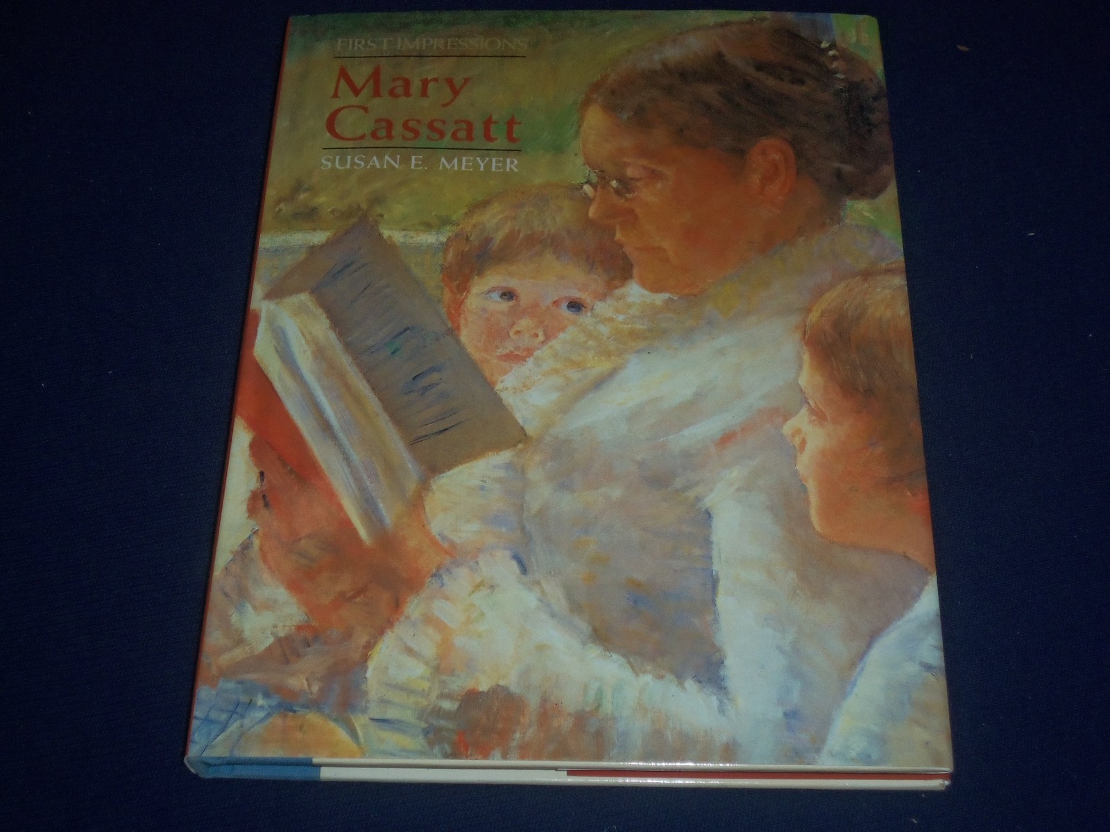 1990 MARY CASSATT HARDCOVER BOOK BY SUSAN E. MEYER – ILLUSTRATIONS – KD 1604