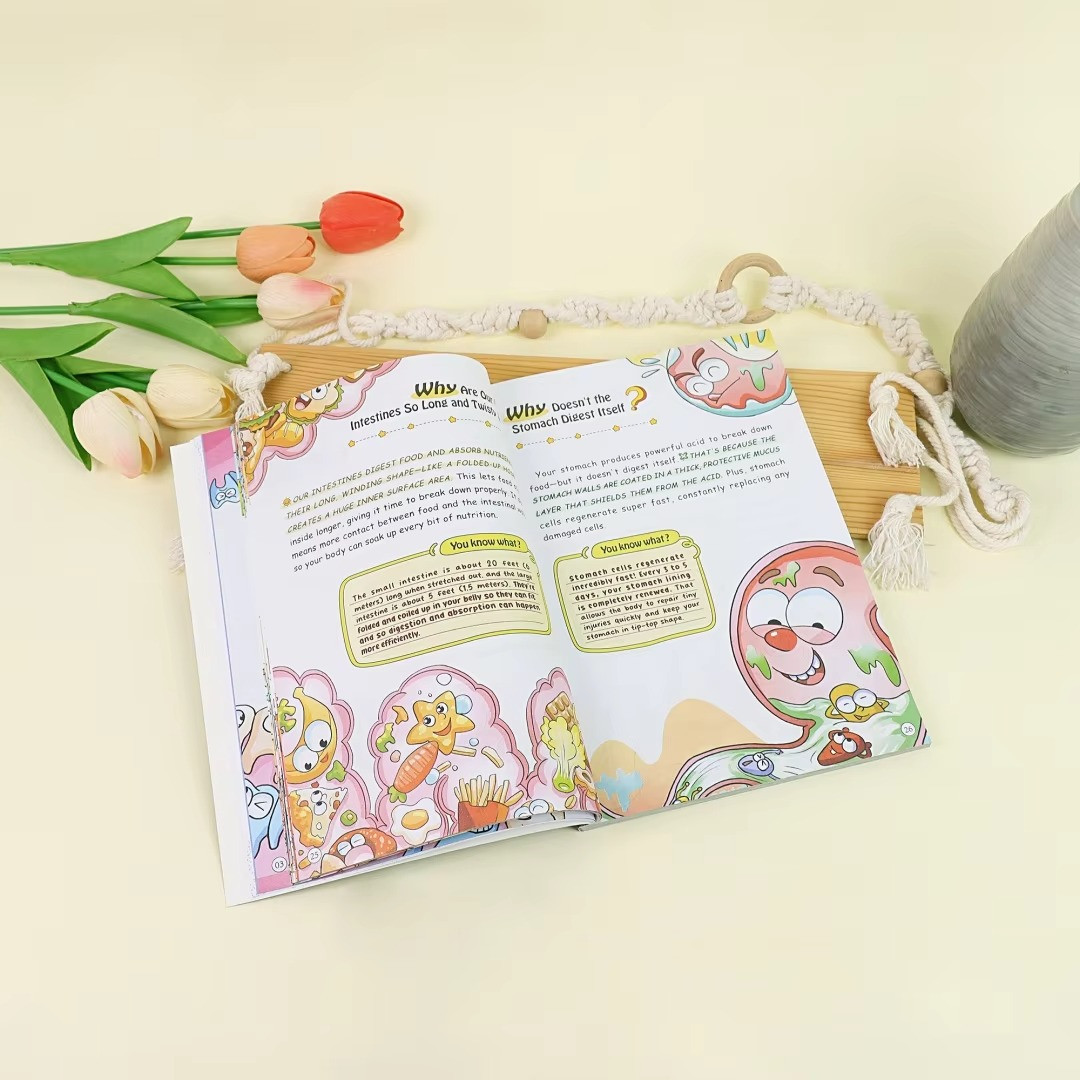 100000 Whys Kids Science Book STEM Early Education Cartoon English Children Lear