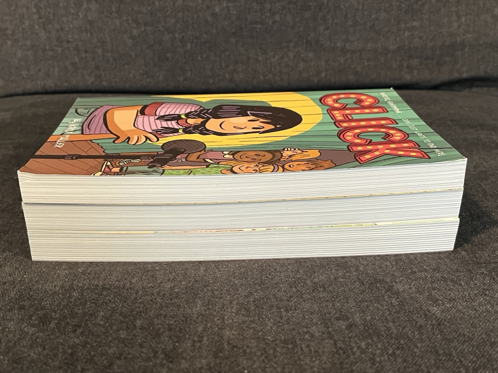 Kayla Miller (LOT OF 3) Paperback Graphic Novels – Click, Camp, Act EUC
