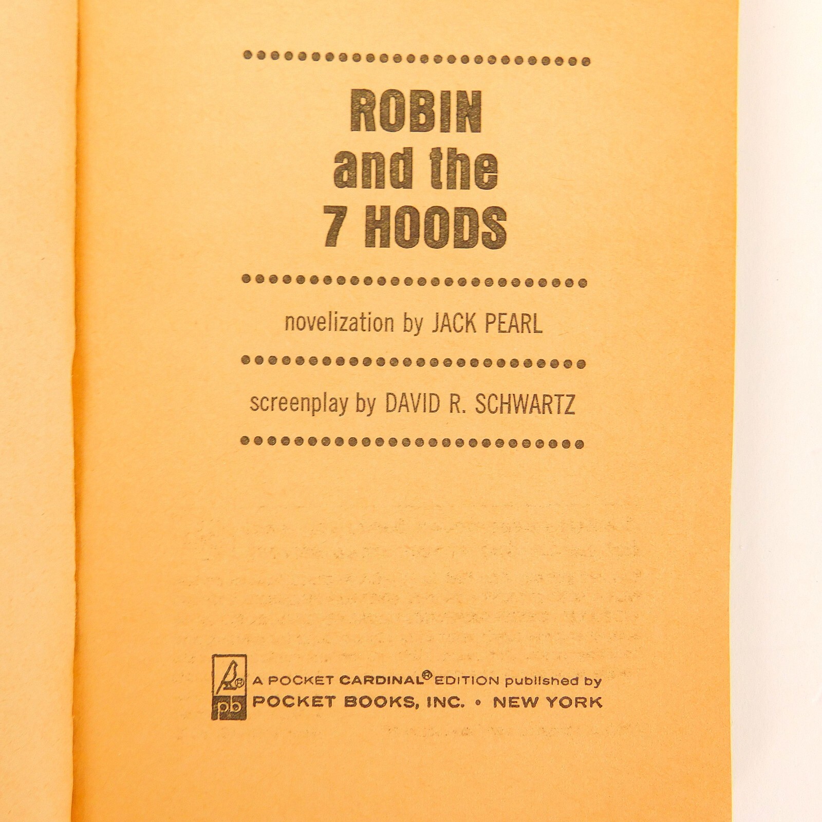 Vintage Robin and 7 Hoods 1st Print 1964 16 pages Illustrations