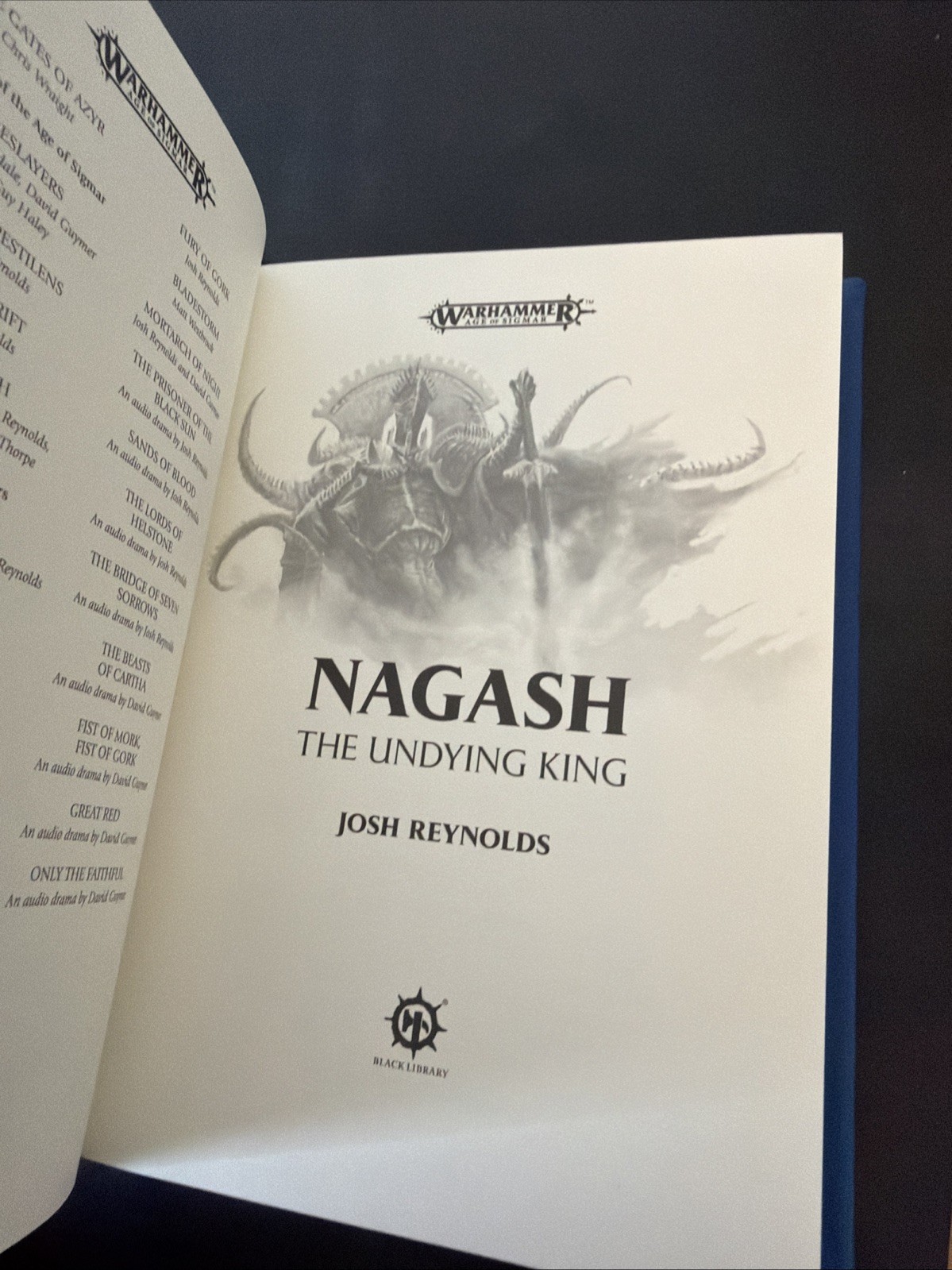 Games Workshop Black Library Nagash The Undying King Warhammer World Exclusive
