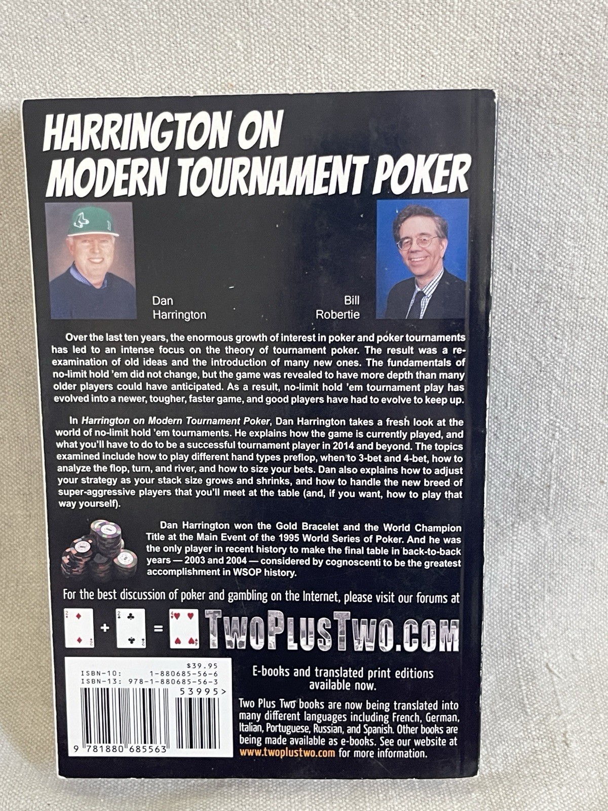 Harrington on Modern Tournament Poker, Harrington Robertie, Paperback