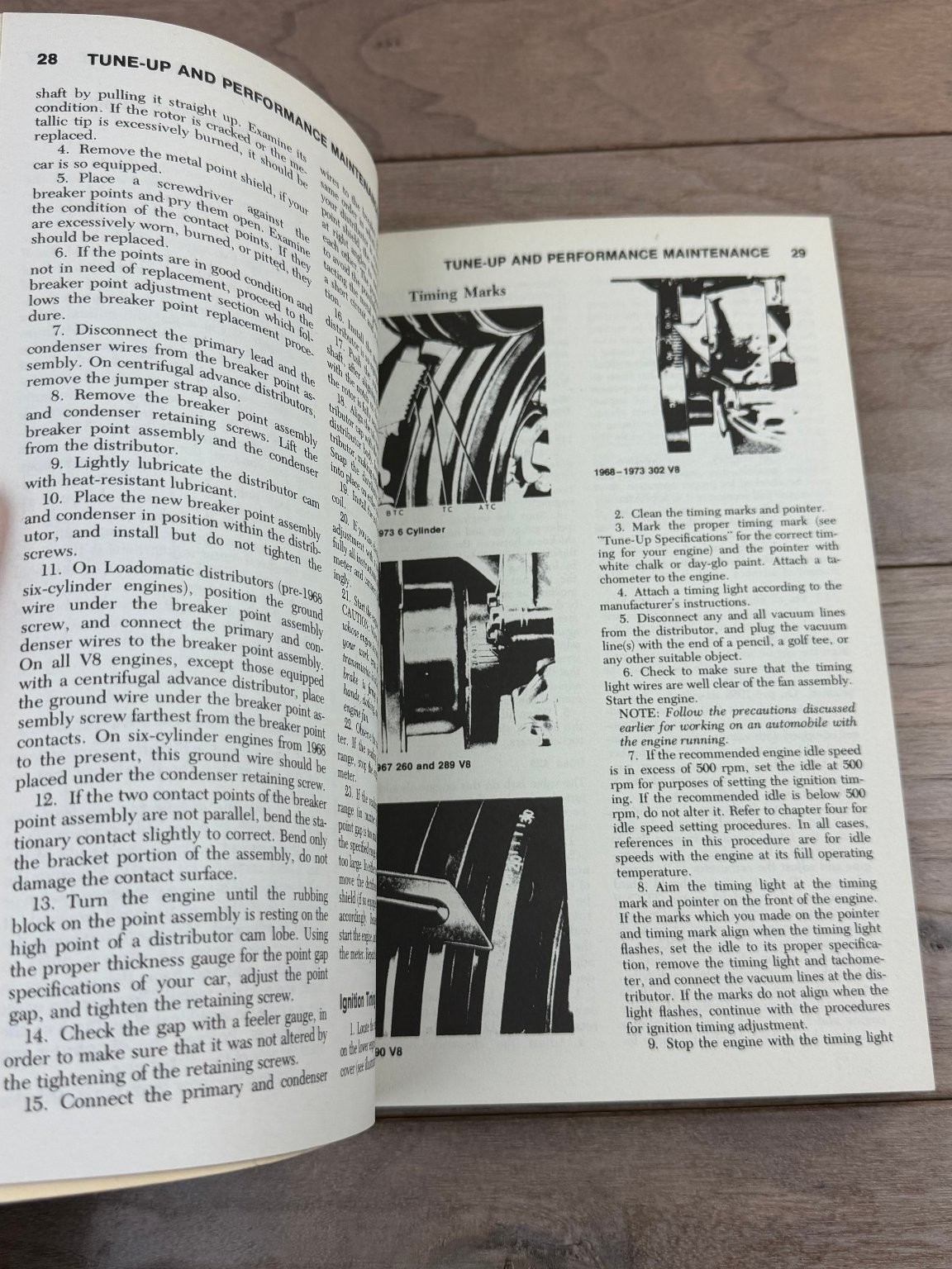 Chilton’s Mustang Cougar Repair & Tune-Up Guide 1965-73 Manual Paperback