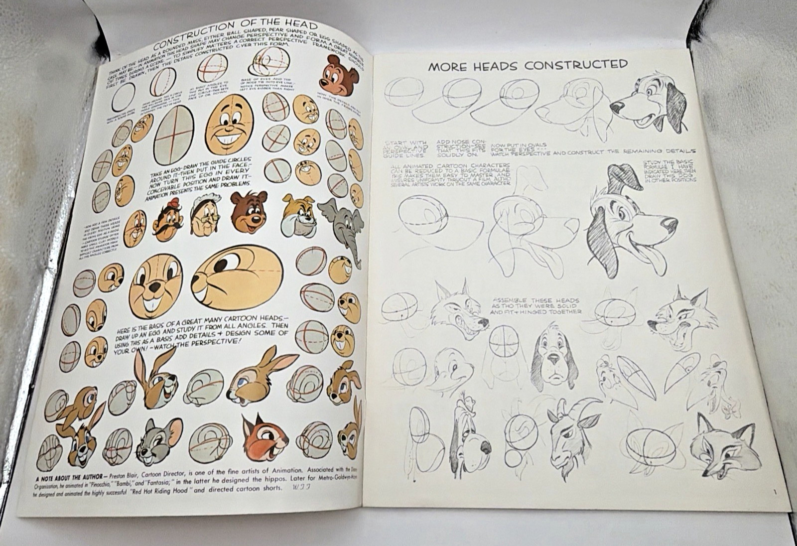Animation & Modern Cartoon By Preston Blair Published By Walter T Foster Vintage