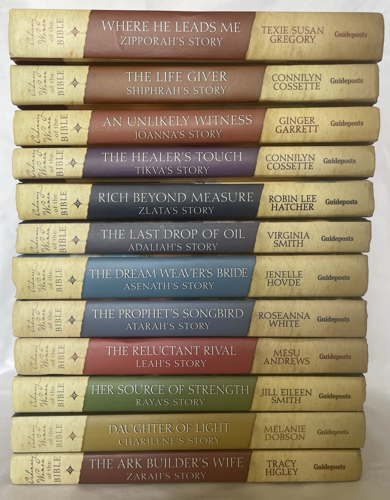 Lot of 12 Guideposts Ordinary Women of the Bible Series Christian Fiction HC
