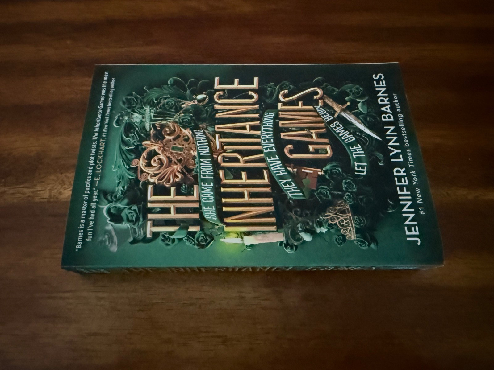 Inheritance Games by Jennifer Lynn Barnes (2021, Trade Paperback) FREE SHIPPING