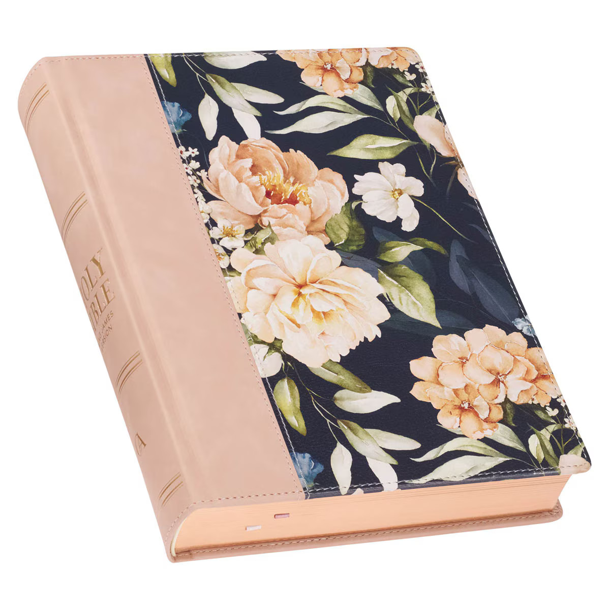 KJV Holy Bible, Large Print Note-taking Bible, Vegan Leather Hardcover – King