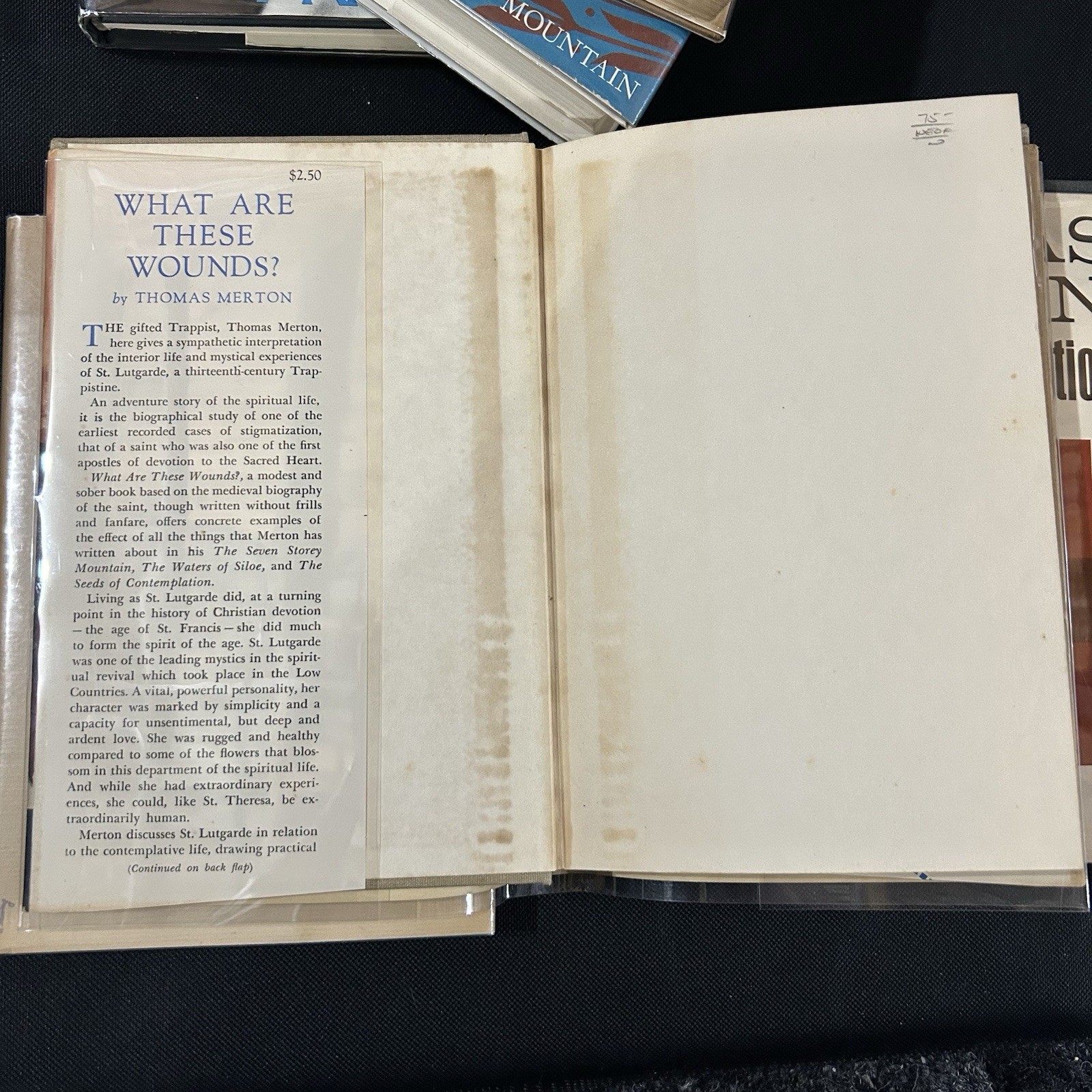 Thomas Merton Vintage Hardcover Book Lot – Some First Editions – All Hardcover