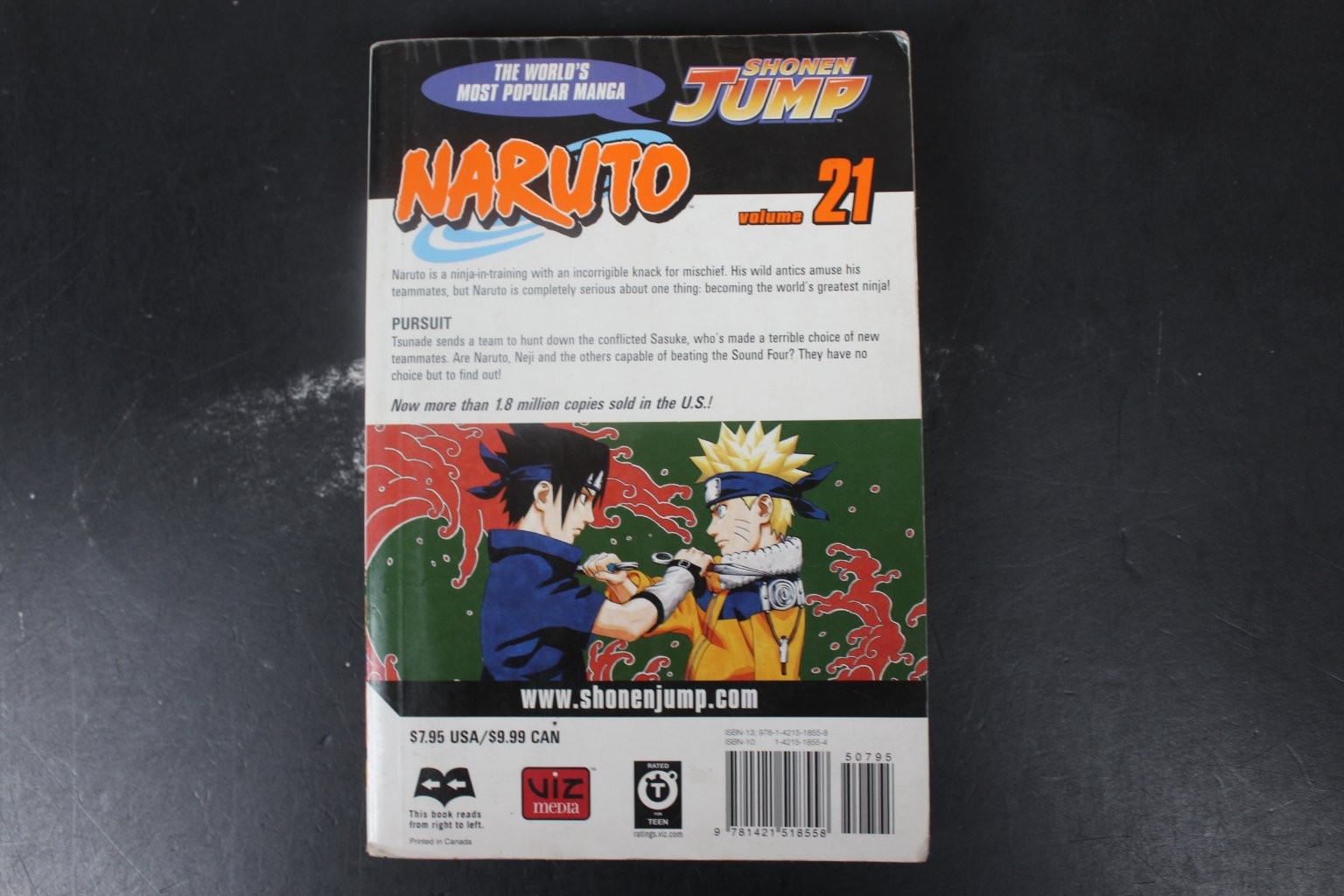 Naruto Vol 21 Masashi Kishimoto 2007 Shonen Jump Manga VIZ Media Graphic Novel