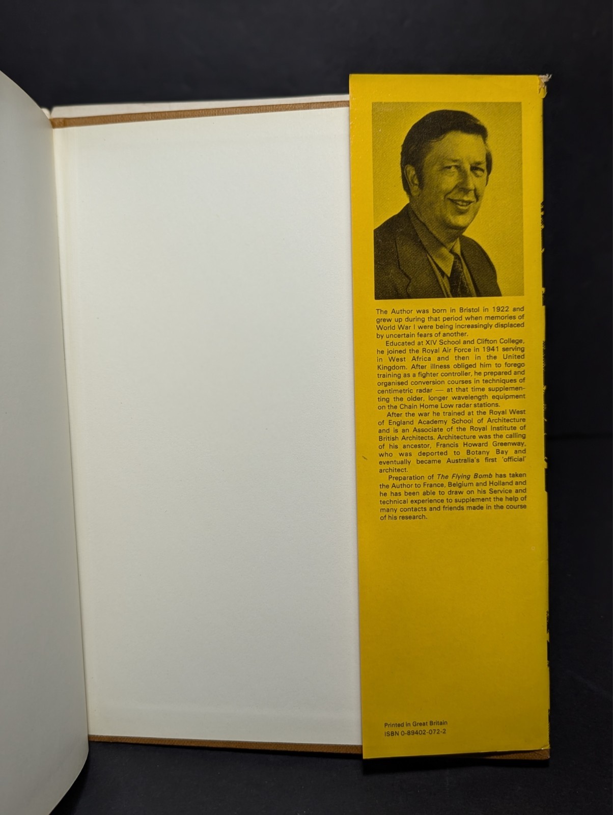 The Flying Bomb Richard Anthony Young 1978 Hardcover Sky Books Press