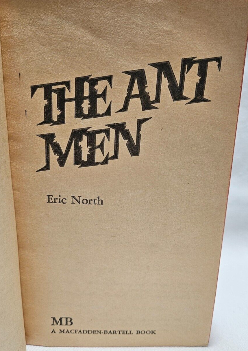 The Ant Men by Eric North, 1967 Macfadden Book
