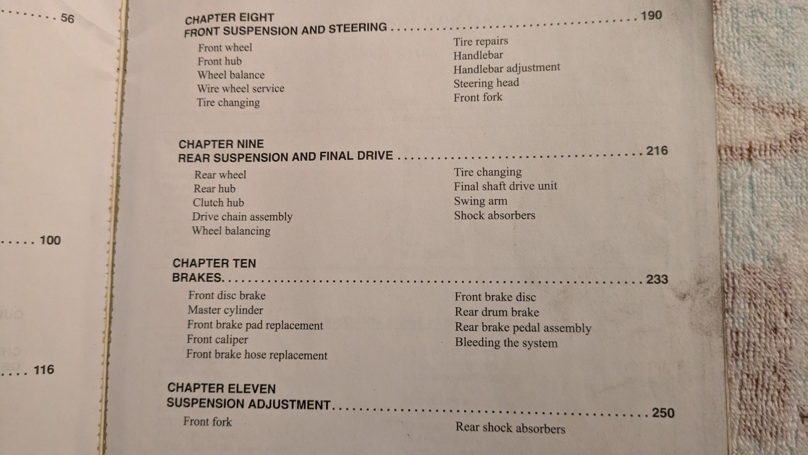 YAMAHA 1981-1999 XV535-1100 Service Manual, AS IS, Heavily Used, PB, 408p, 2001