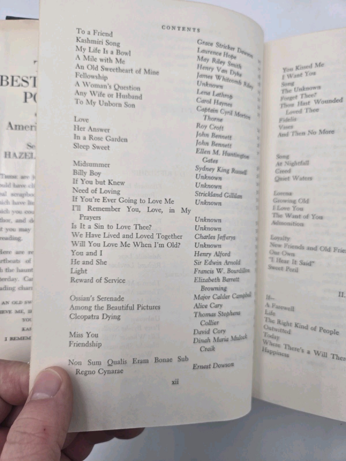 The Best Loved Poems of the American People, (1936 HCDJ) Hazel Felleman J85