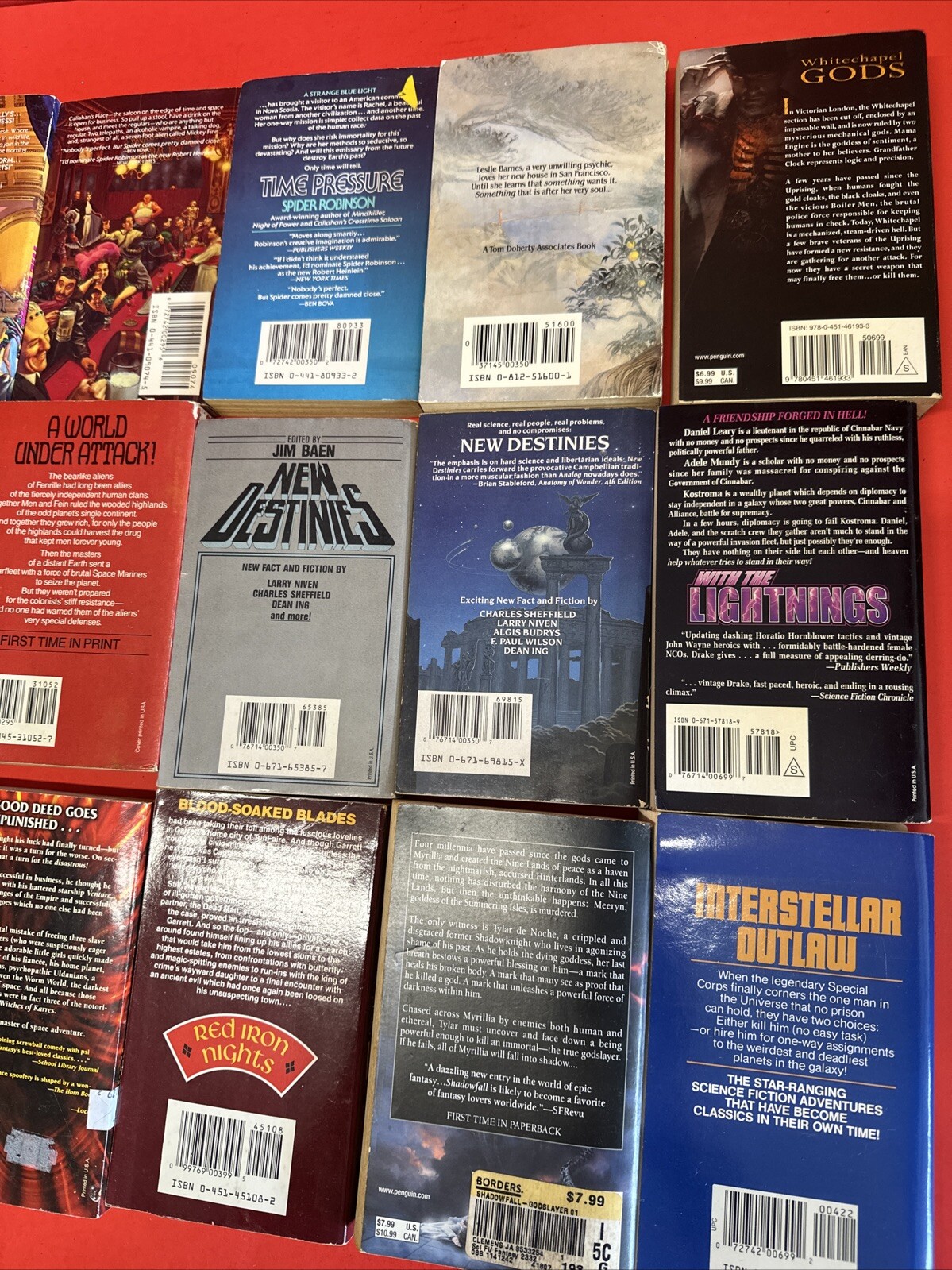 SCIENCE FICTION FANTASY LOT OF 15 PAPERBACK BOOKS SCI FI MULTIPLE AUTHORS