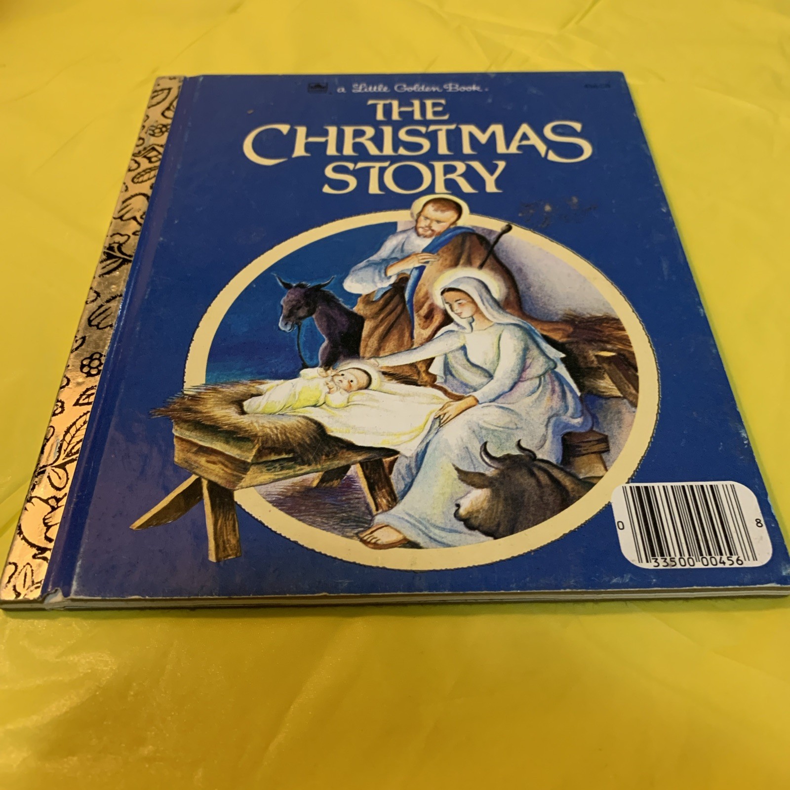 Vintage 1980 Little Golden Book The Christmas Story #456-8