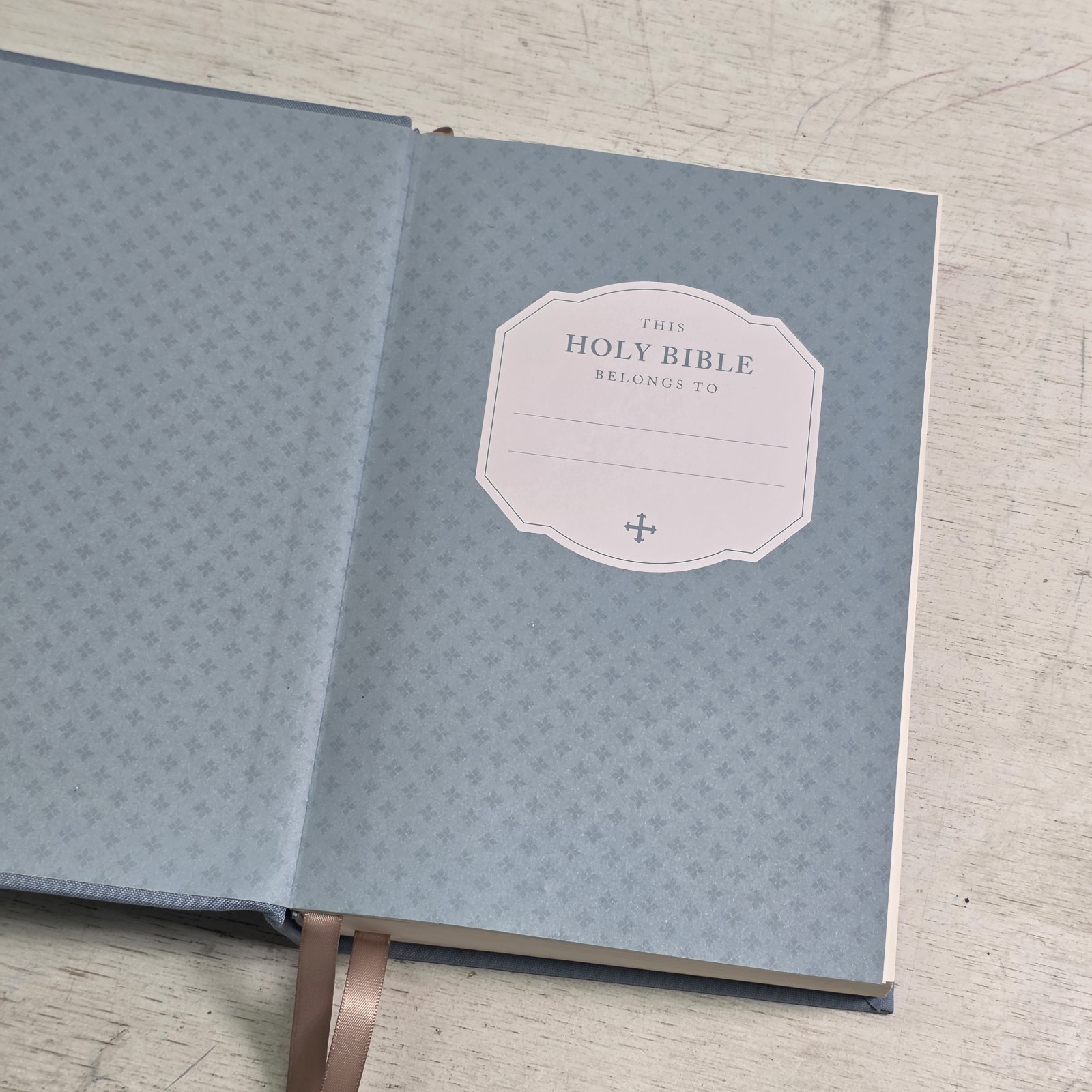 NRSV Catholic Bible Press Blue Note Taking Journal Cloth Board Canvas Hardcover