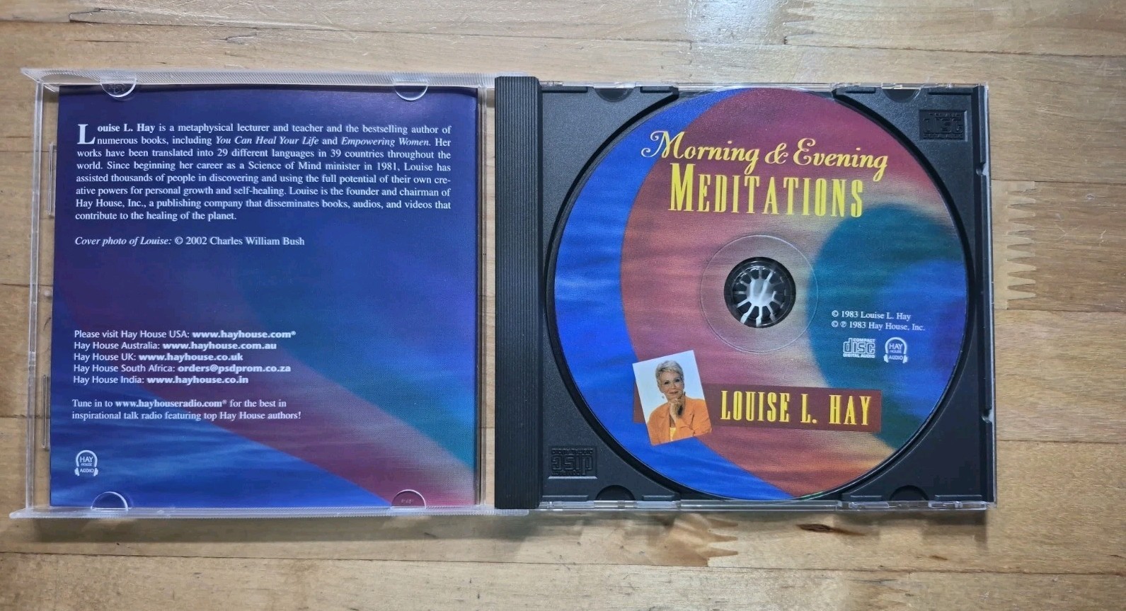 Louise Hay Morning & Evening Meditations Audio CD Pre-Owned Guided Meditation