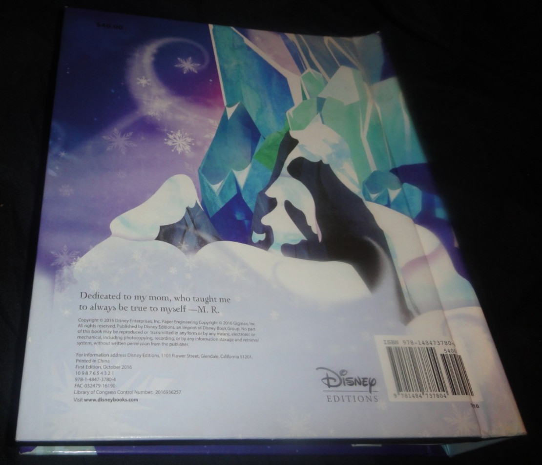 Disney Frozen A Pop-Up Adventure Matthew Reinhart Pop-Up Book GENTLY Used