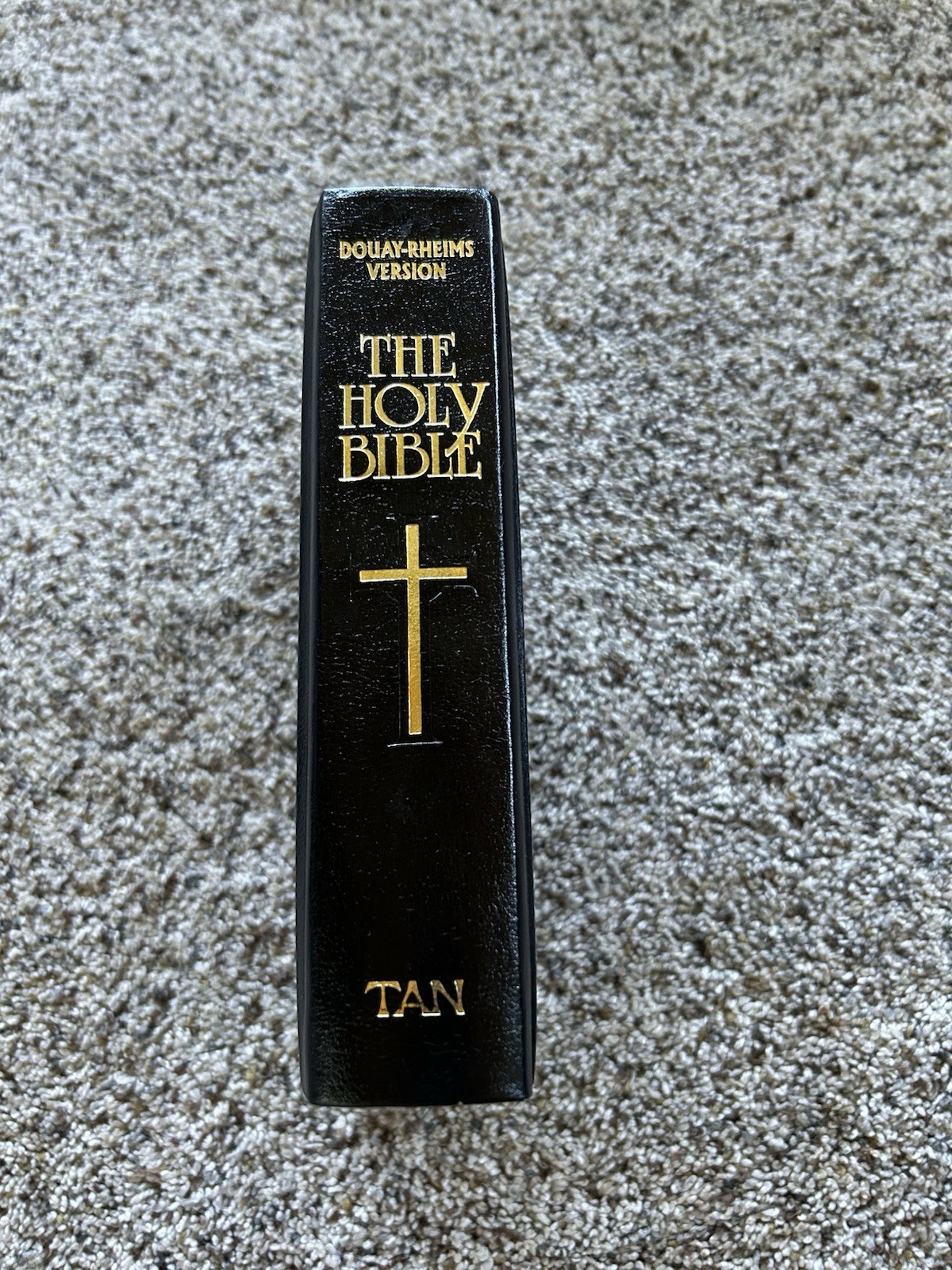 The Holy Bible Douay Rheims Version Catholic 1989 Orthodox Hardcover Black F26