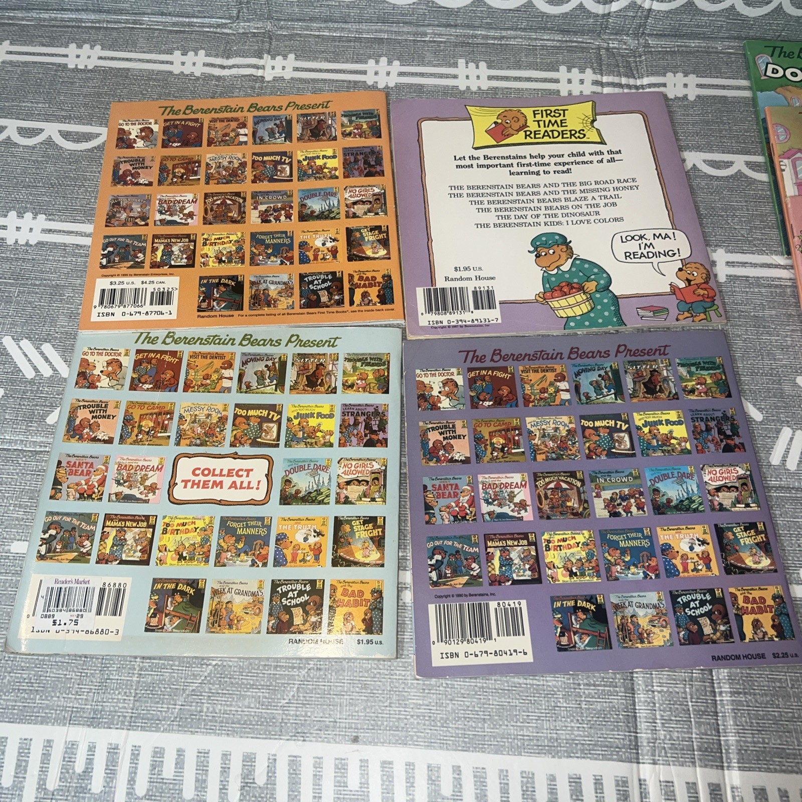 Huge Vintage Lot of 23 Berenstain Bears Books Picture Book Homeschool Morals