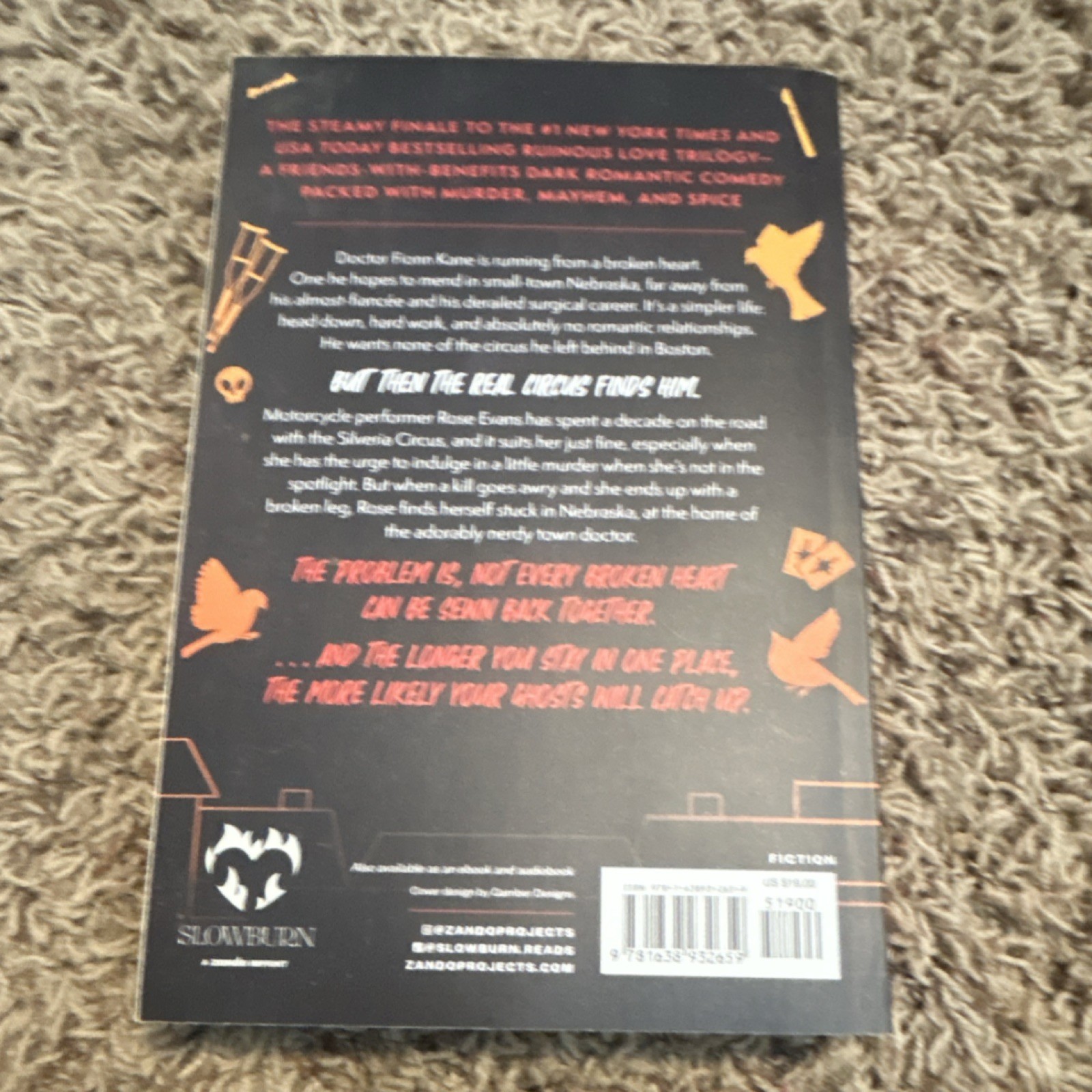 Scythe & Sparrow by Brynne Weaver Trade Paperback Ruinous Love Trilogy Novel