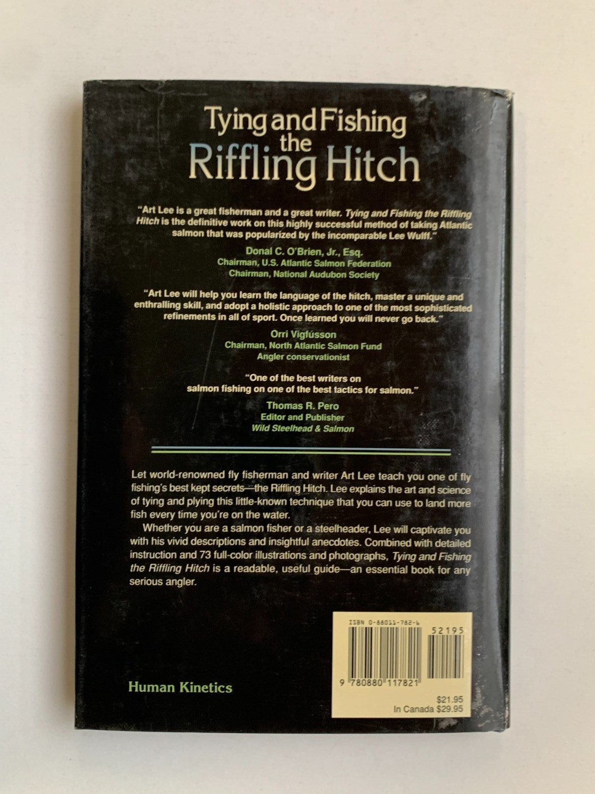 Tying & Fishing RIFFLING HITCH technique for salmon & steelhead ART LEE 1st Edn.