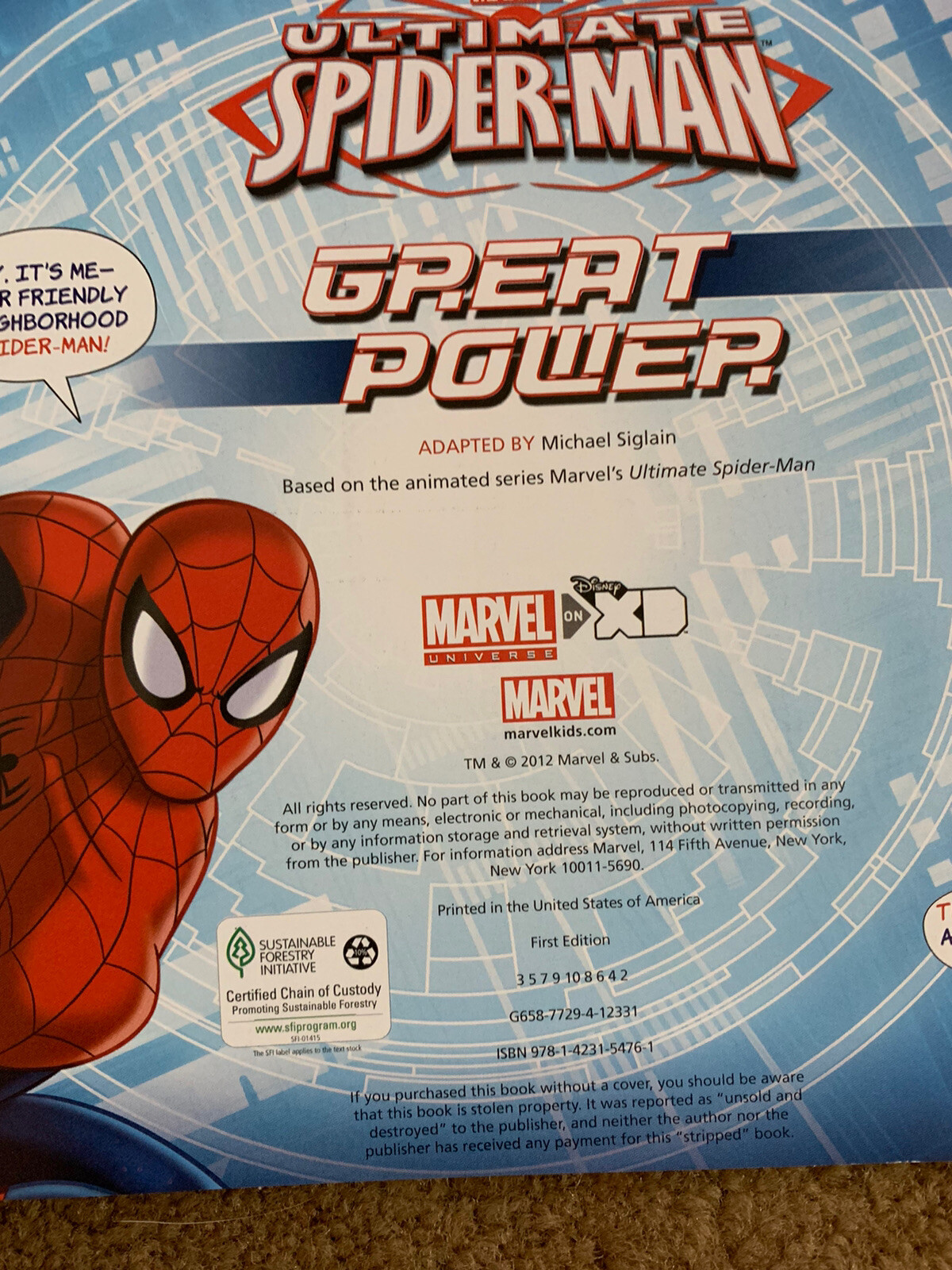 Ultimate Spider-Man – Great Power Vol. 1 by Disney Book Group Staff 2012