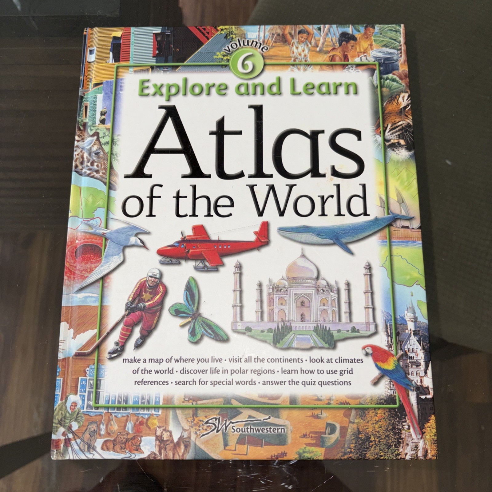 Explore and Learn Volume 6 Atlas of the World Hardcover Educational Homeschool