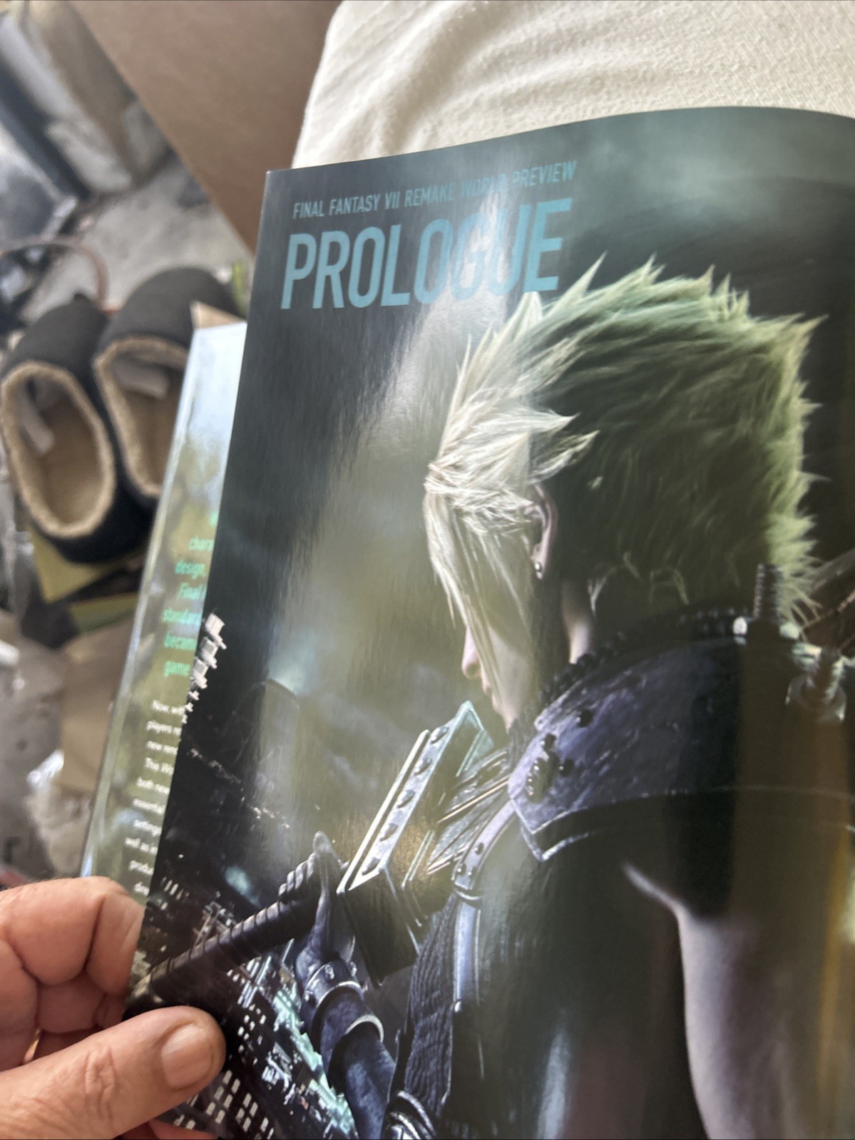 Final Fantasy VII Remake World Preview Hardback Art Book Br6
