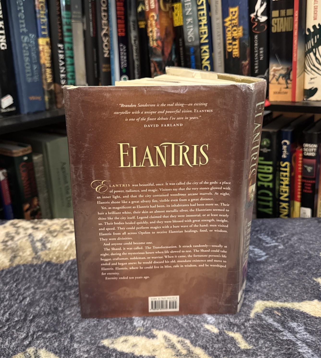 Elantris – Brandon Sanderson (Hardcover) First Edition/Print, 1st/1st, POOR