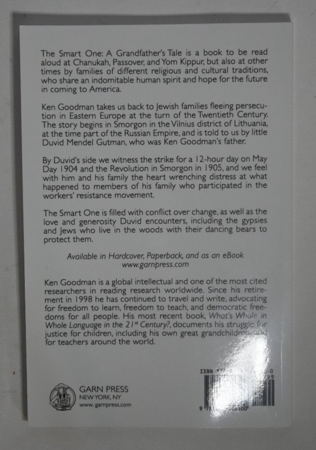 The Smart One: A Grandfather’s Tale Ken Goodman Signed