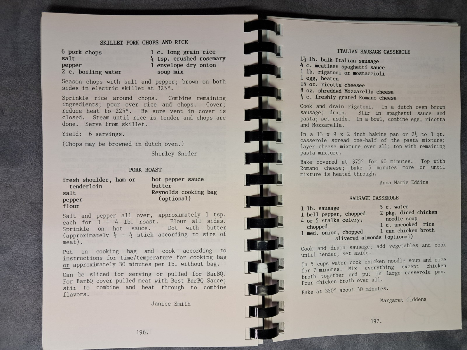 Cherished Recipes Cookbook First United Methodist Milledgeville Georgia GA