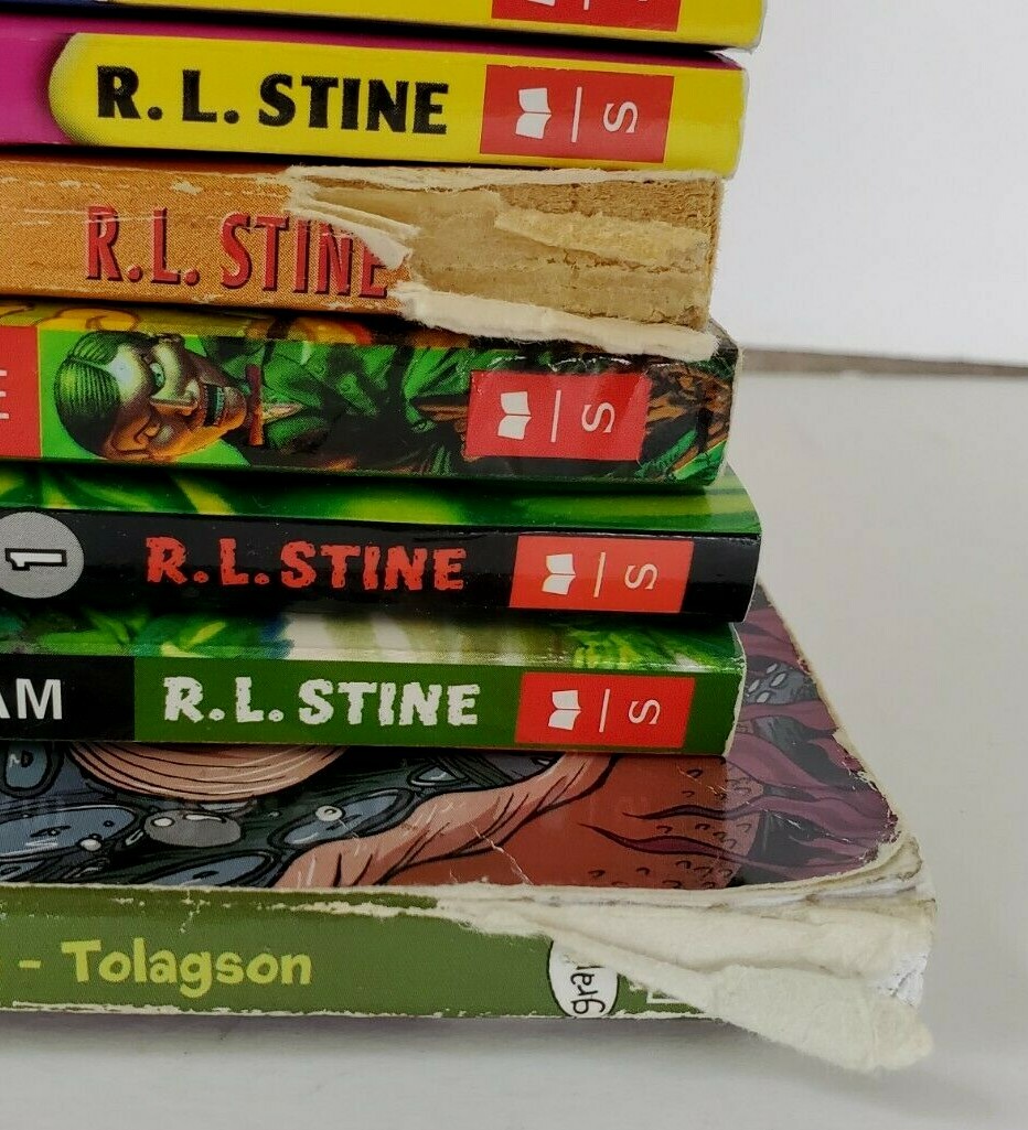 Lot of 10: 7 Goosebumps (1990s), 2 Horrorland (2000s), 1 Graphic Novel (1995)